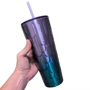 Starbucks Insulated MERMAID cup 24 Oz Purple And Teal